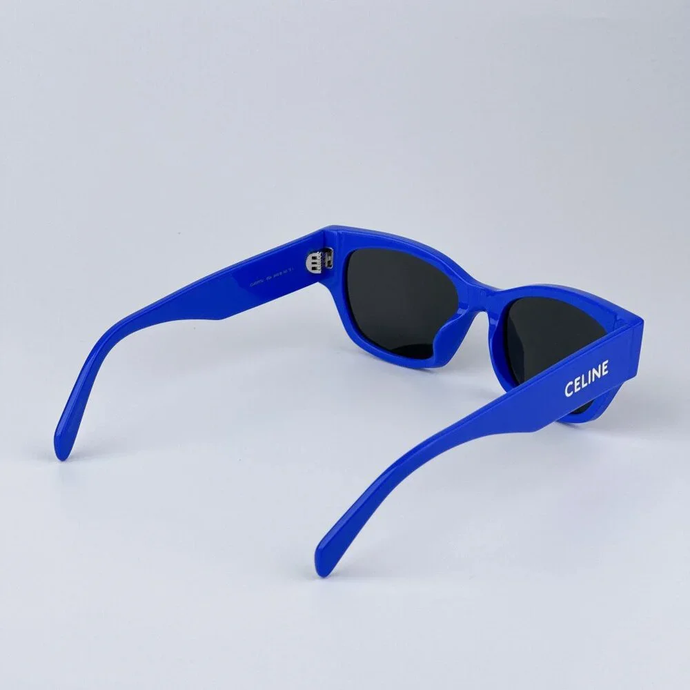 Celine MONOCHROMS CL40197U 92A Men BRAND NEW Sunglasses Blue Grey Cat Eye